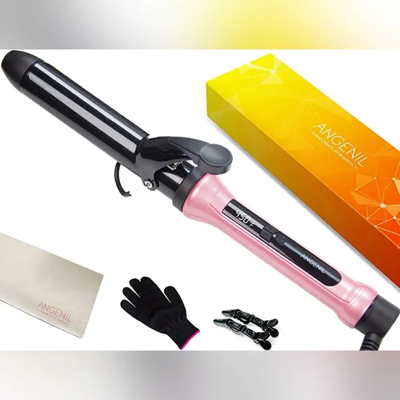 Beach Wave Curling Iron Wand 1 1/4 Inch, Hair Curler for Long Hair, Professional - Picture 2 of 5